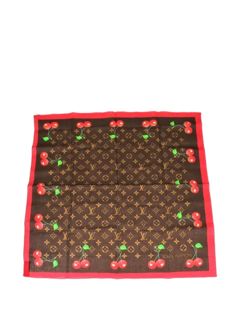 Louis Vuitton Pre-Owned 1990-2000s Monogram Cherry scarf