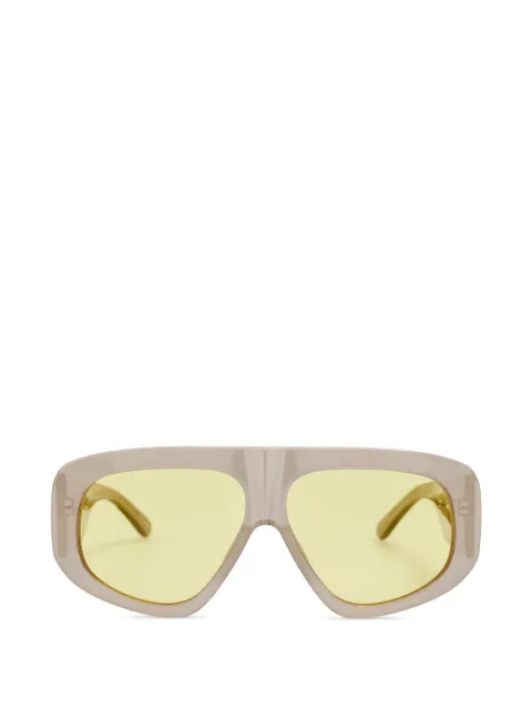 The Attico x Linda Farrow Milano pilot-frame sunglasses