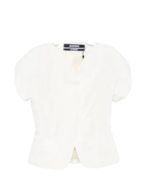 Jacquemus The Ovalo short-sleeve jacket