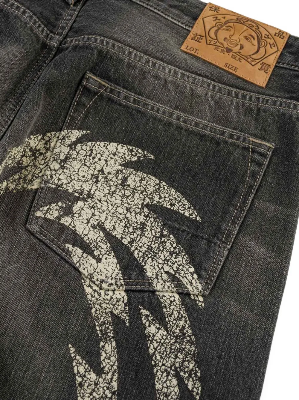 EVISU Electric Daikoku jeans Zwart