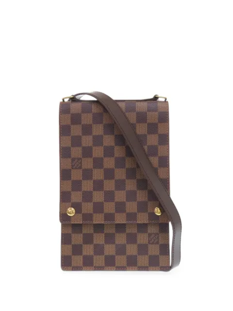 Louis Vuitton Pre-Owned 2001 Damier Ebene Portobello crossbody bag