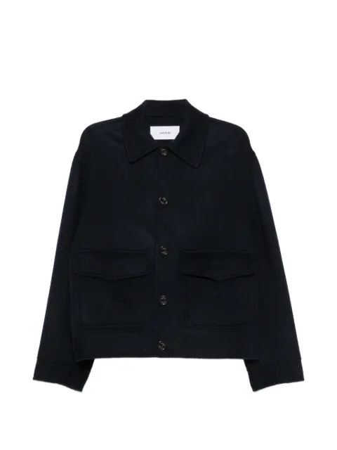 Lardini button-up pocket-detail shirt jacket