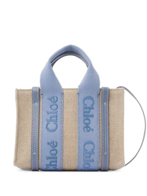 Chloé Woody logo-print tote bag