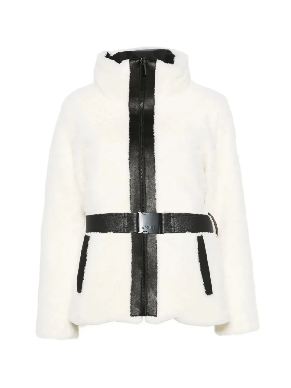 AMERL Giselle shearling reversible insulated jacket - Weiß