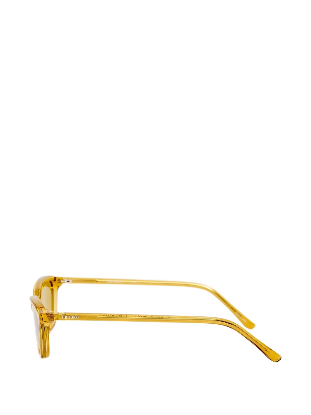 The Attico x Linda Farrow Libby sunglasses Geel