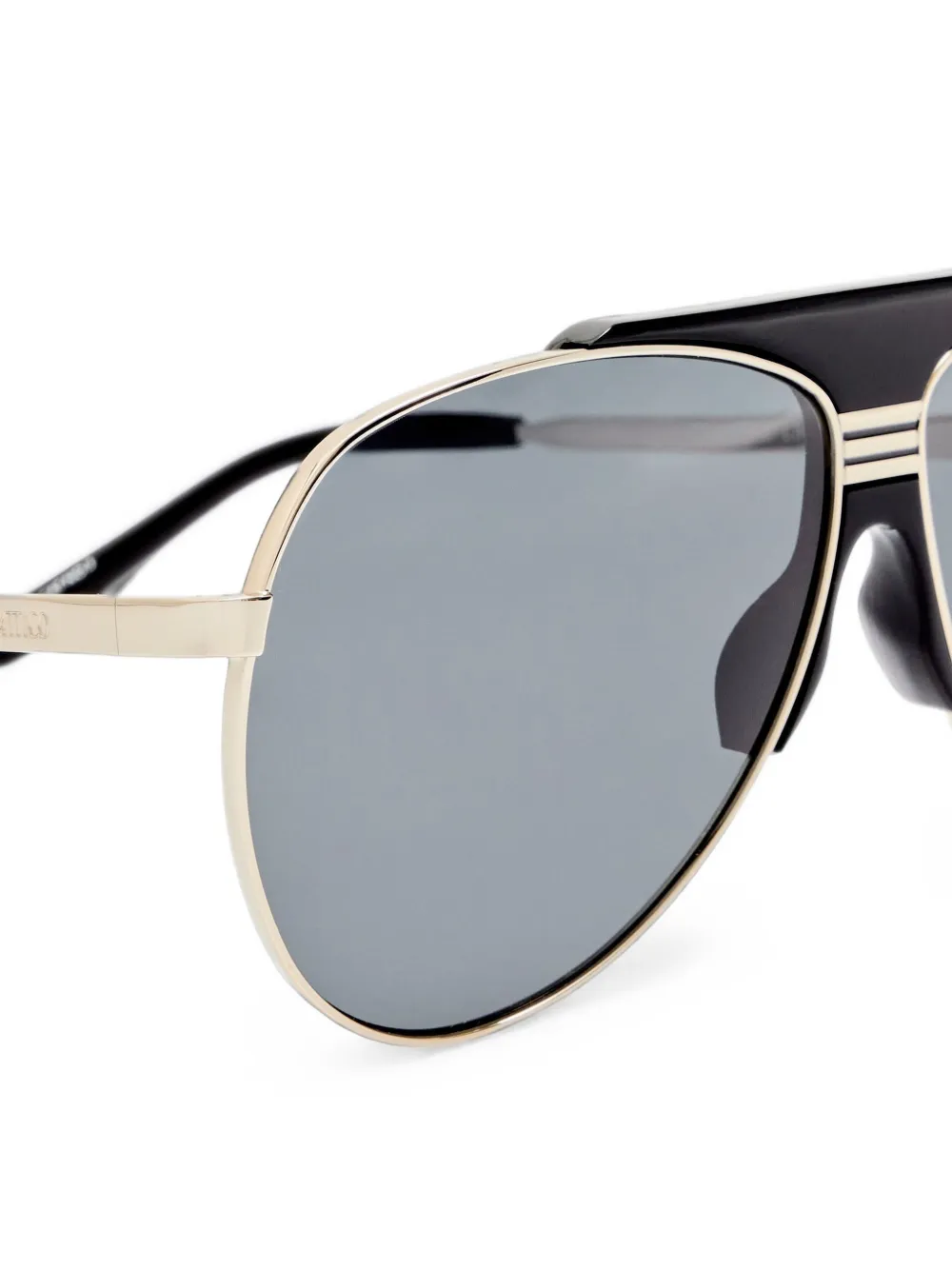 The Attico x Linda Farrow Amelia zonnebril Zilver