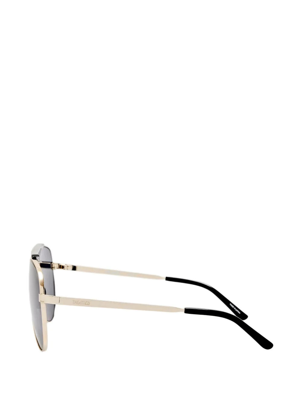 The Attico x Linda Farrow Amelia zonnebril Zilver