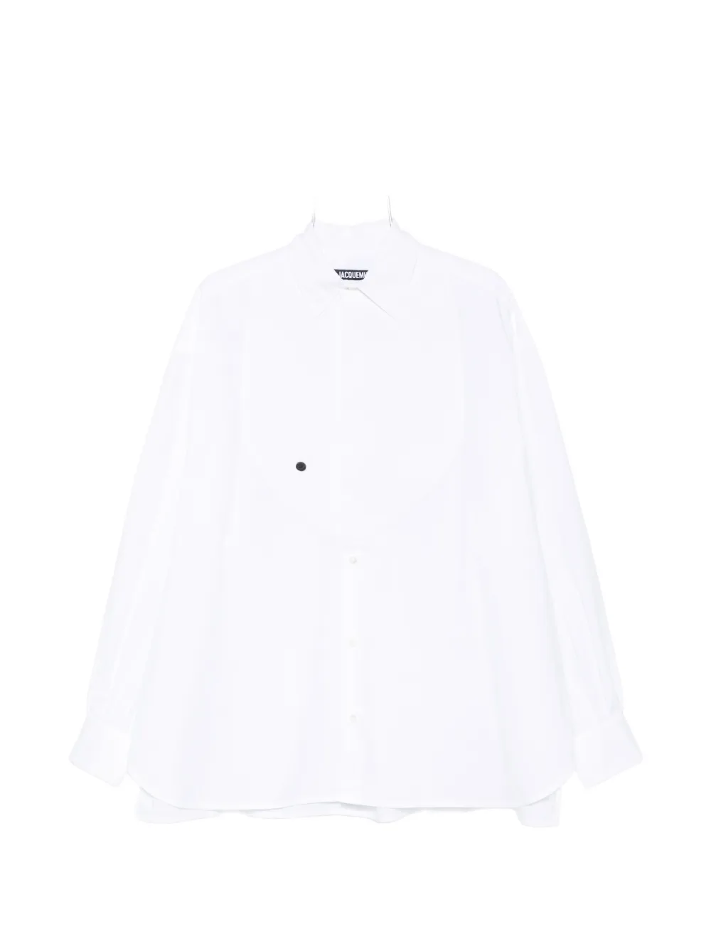 Jacquemus La Chemise Poisson bib-panel shirt - Bianco