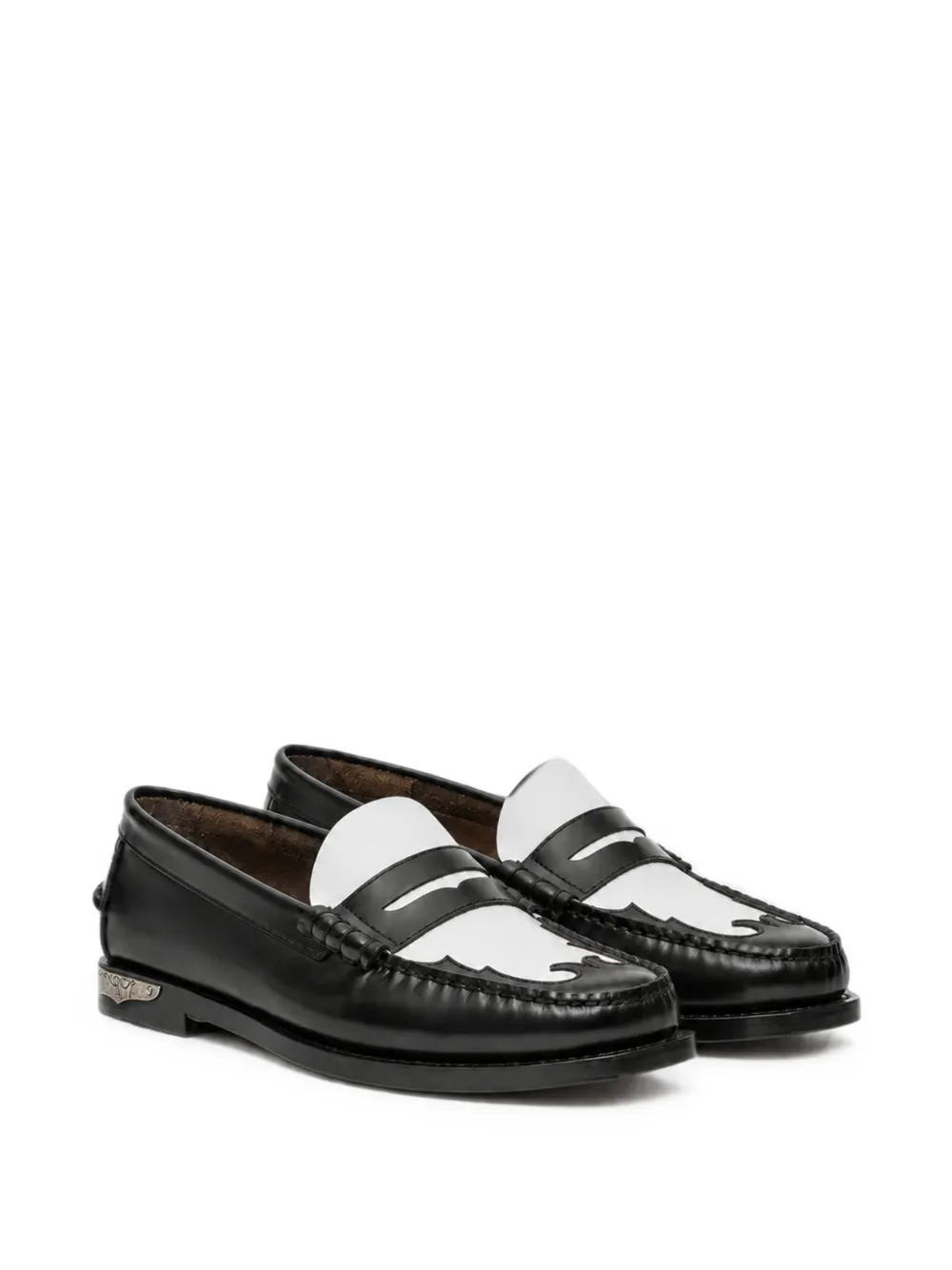 Sebago Dan Scarabeo leren loafers Zwart