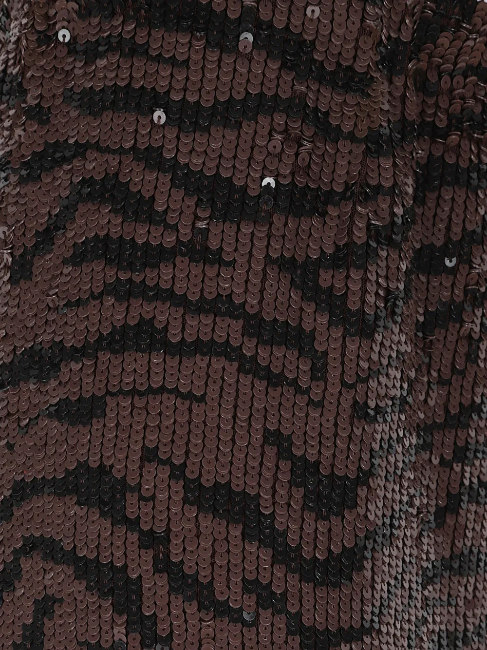 P.A.R.O.S.H. sequin-embellished zebra-print MINI skirt Bruin