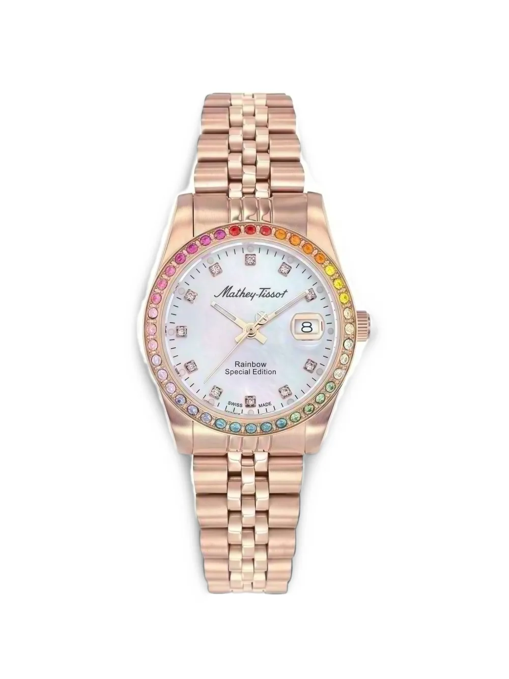 Mathey Tissot Rainbow 32mm watch - Bianco