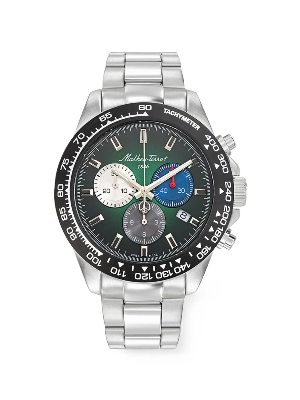 Mathey Tissot chronograph 42mm watch - Verde
