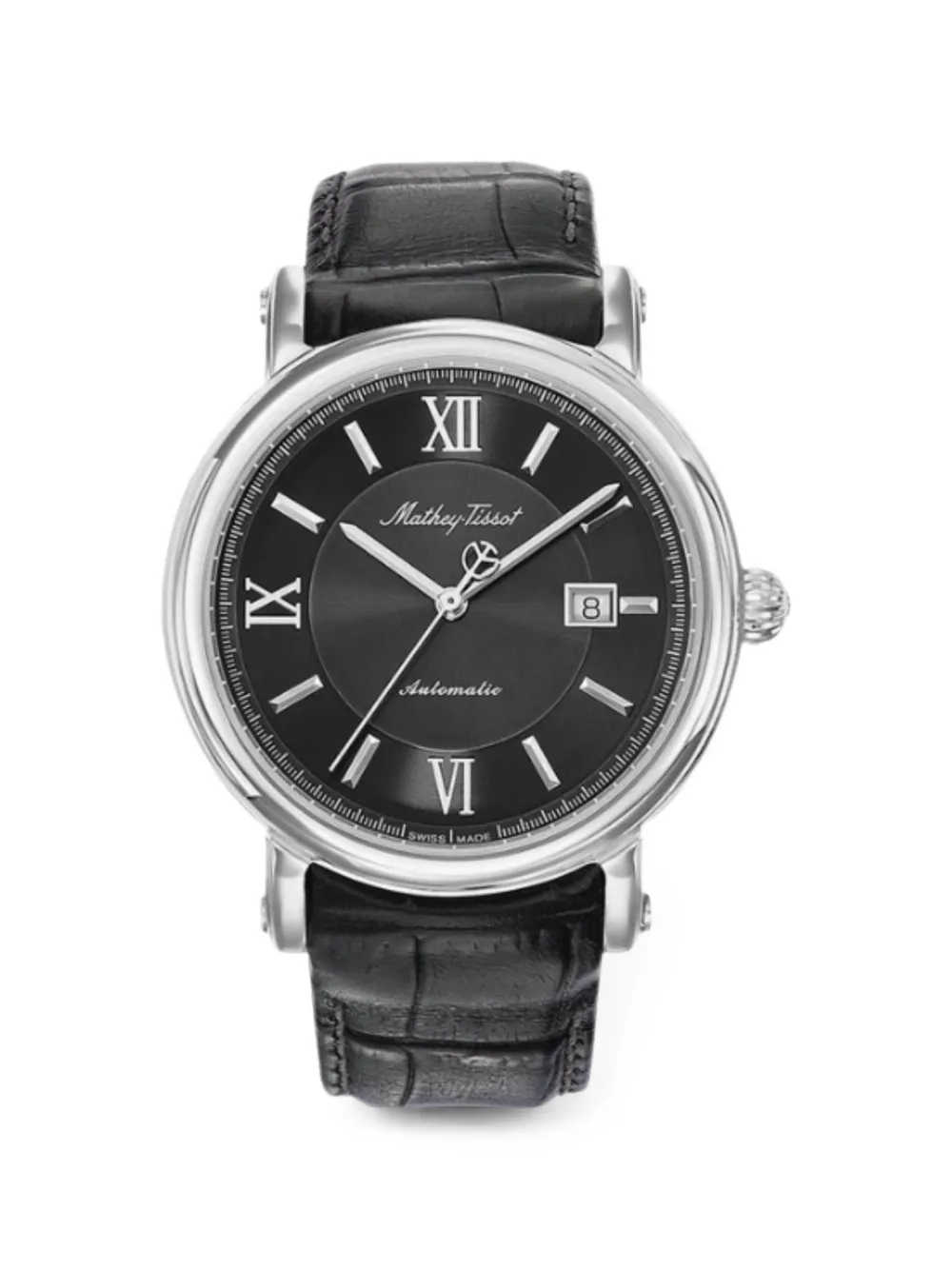 Mathey Tissot Renaissance 43mm watch - Nero
