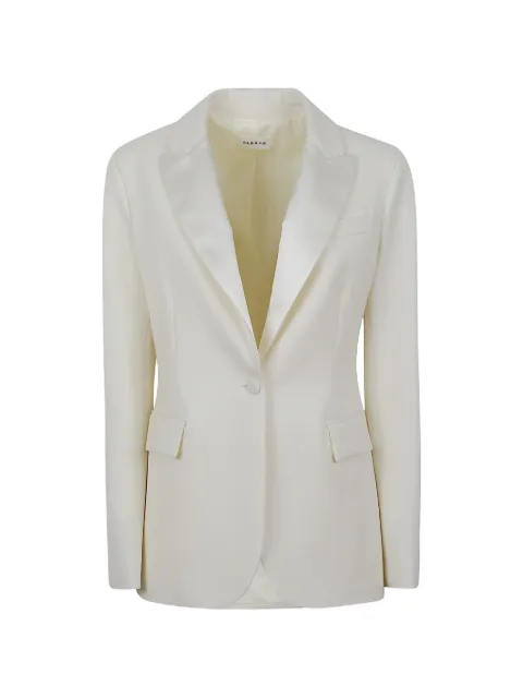 P.A.R.O.S.H. Liliuxy satin-lapel single-breasted blazer