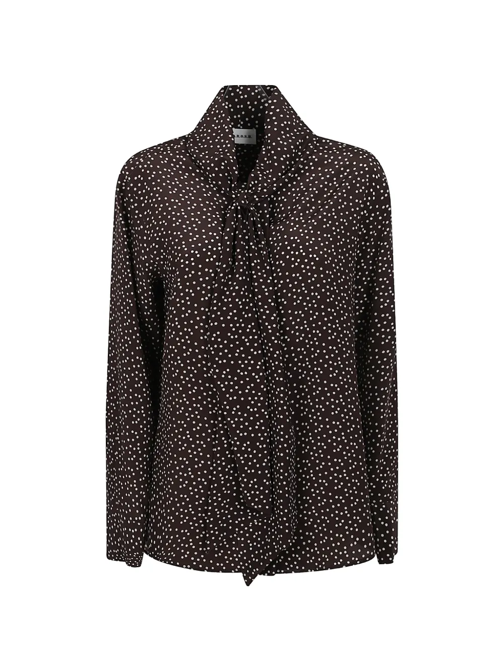 P.A.R.O.S.H. polka-dot pussy-bow blouse