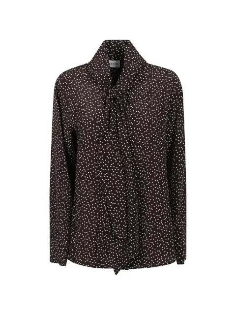 P.A.R.O.S.H. polka-dot pussy-bow blouse