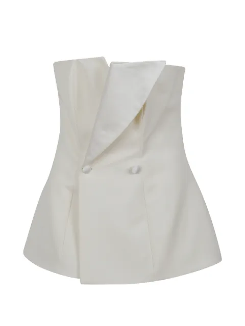 P.A.R.O.S.H. double-breasted strapless top