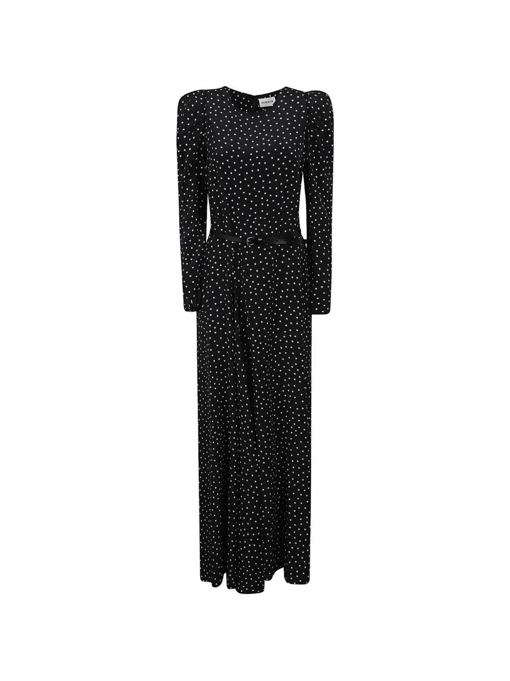 P.A.R.O.S.H. star-print belted maxi dress