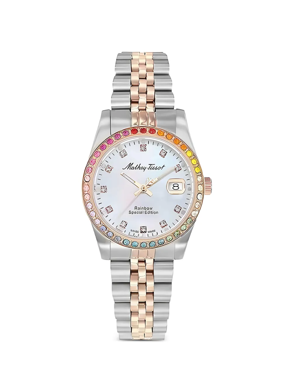 Mathey Tissot Mathy Rainbow 32mm watch - Weiß