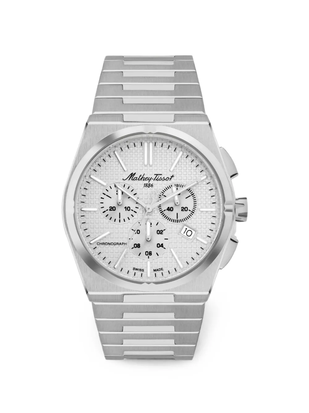Mathey Tissot Zoltan 41mm watch - Argento