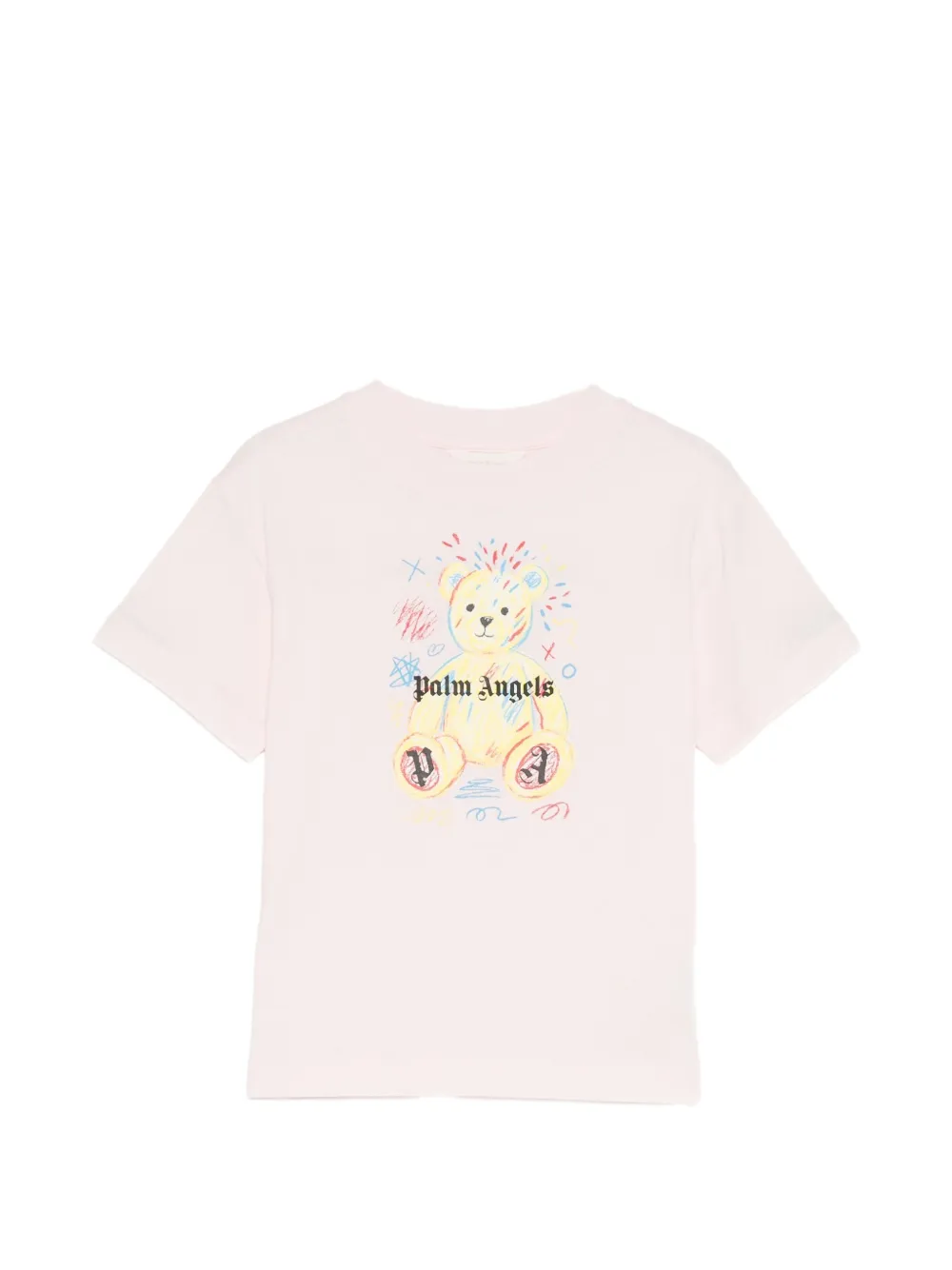 Palm Angels Kids T-shirt con stampa - Rosa