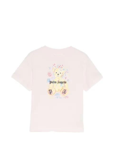 Palm Angels Kids playera con motivo de oso