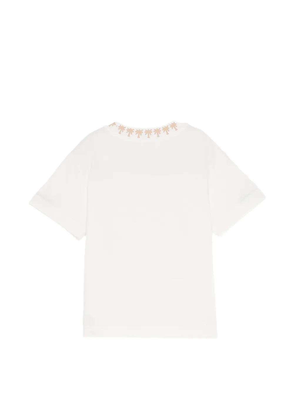 Palm Angels Kids T-shirt met borstzak Wit