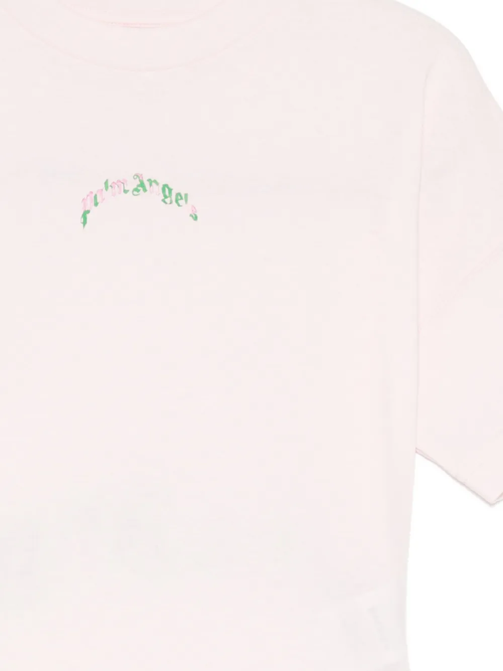 Palm Angels Kids T-shirt met logoprint Roze