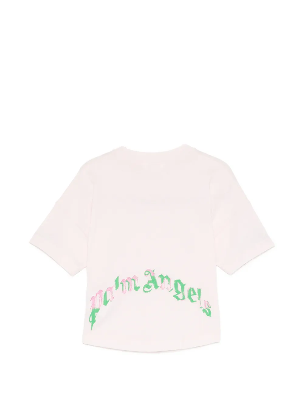 Palm Angels Kids T-shirt met logoprint Roze