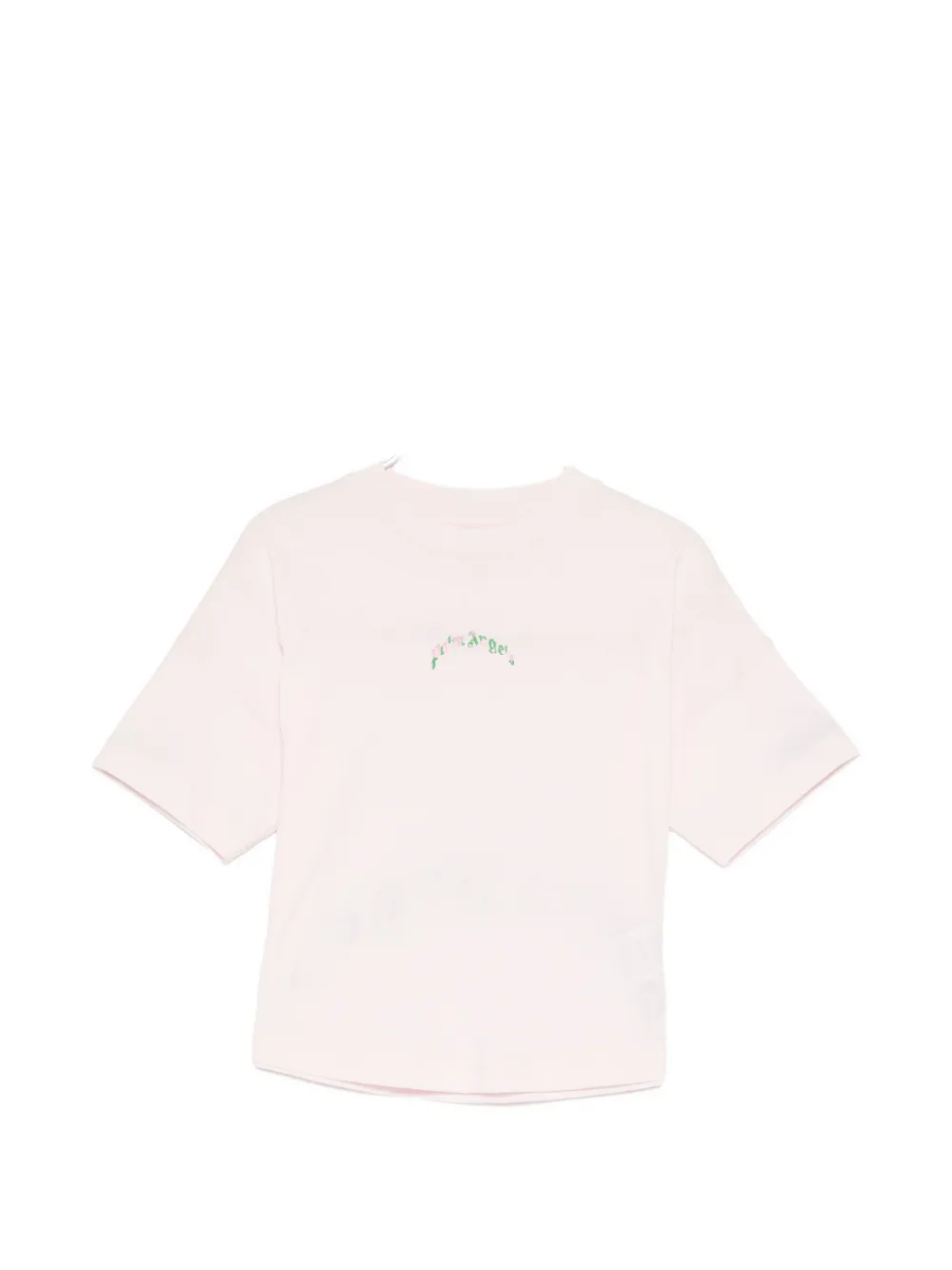 Palm Angels Kids logo-print T-shirt - Rosa