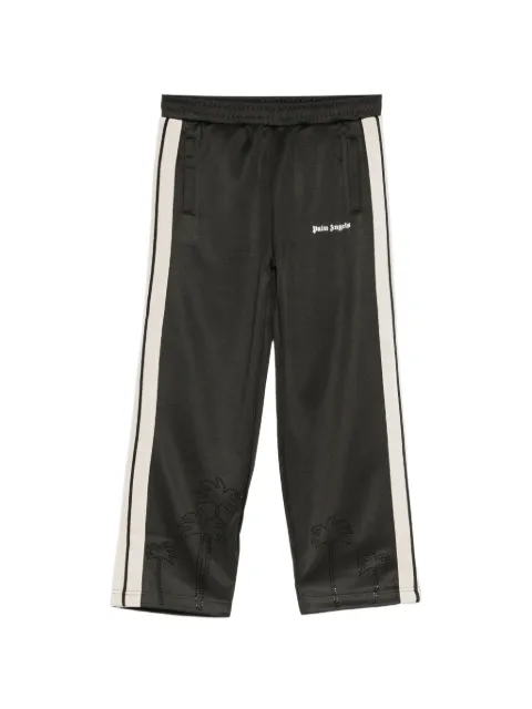Palm Angels Kids pants con detalle de palmera