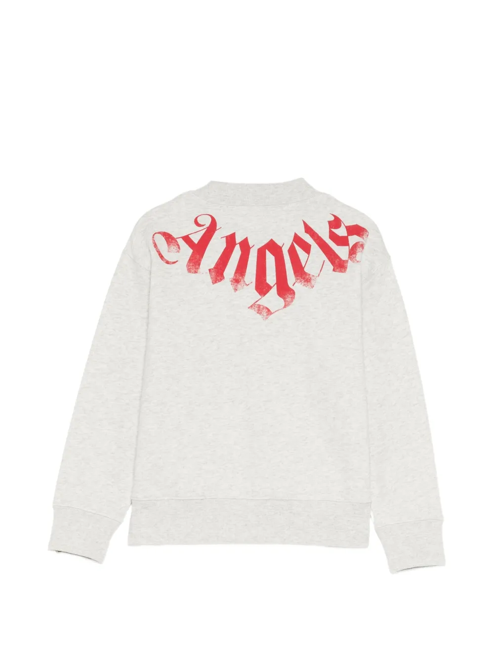 Palm Angels Kids Sweater met logo-print Grijs