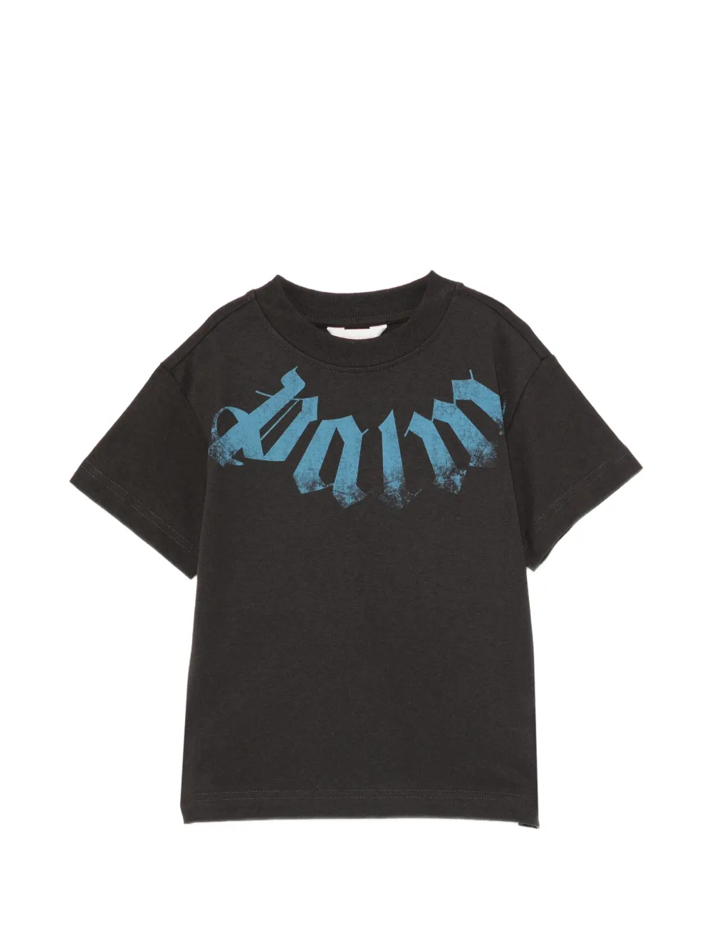 Palm Angels Kids logo-print T-shirt - Nero