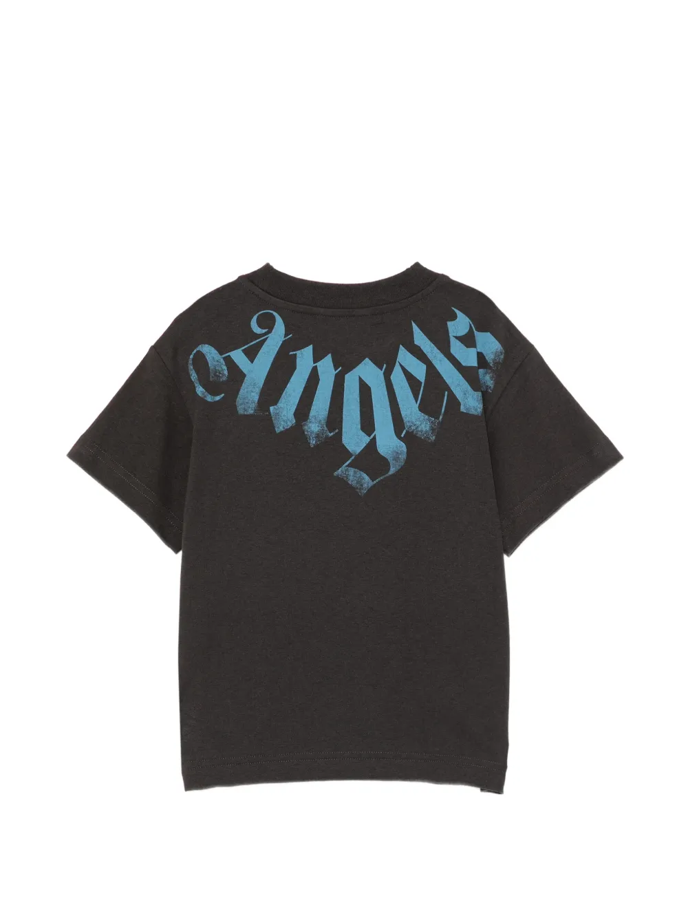 Palm Angels Kids T-shirt met logoprint Zwart