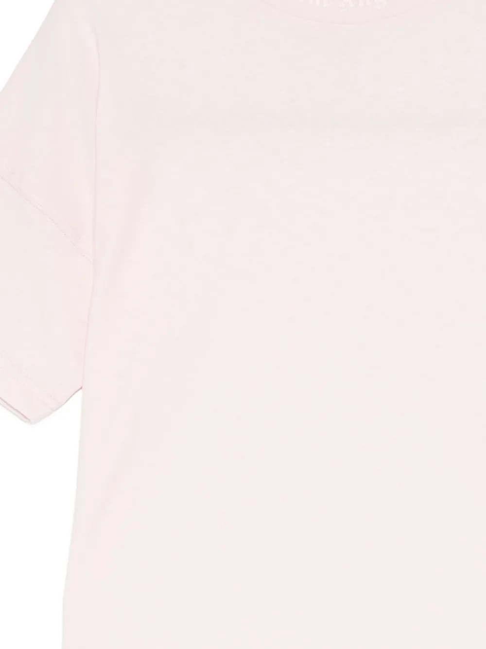 Palm Angels Kids T-shirt met logo-kraag Roze
