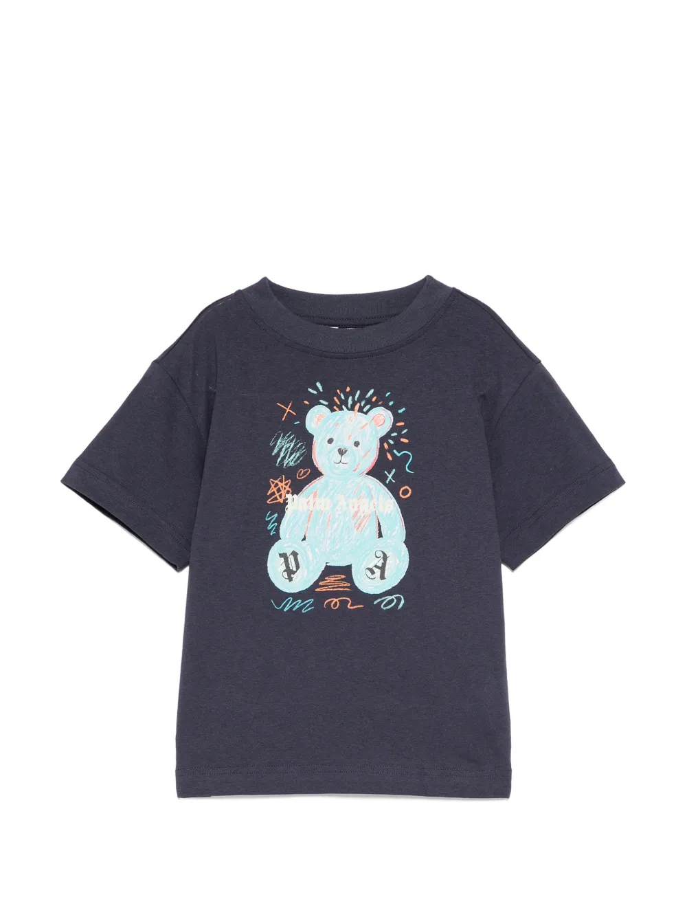 Palm Angels Kids graphic-print T-shirt - Blu