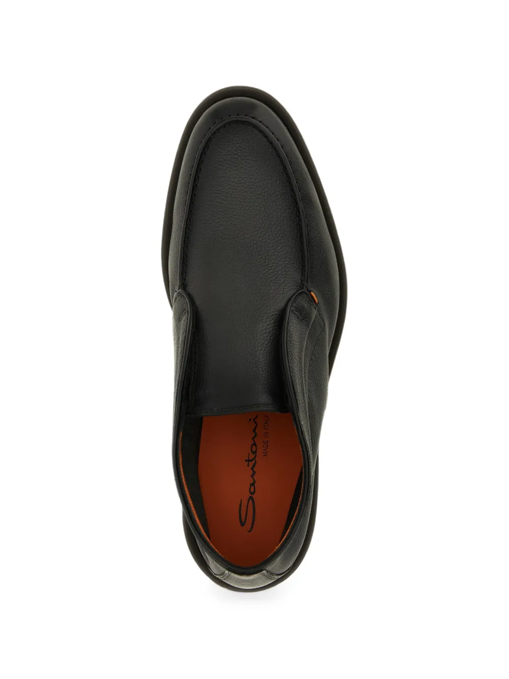 Santoni Digits hammered leather ankle boots Grijs