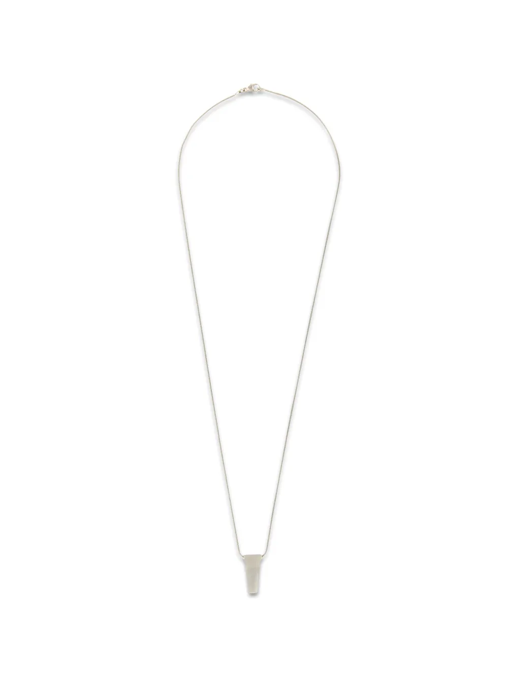 Rick Owens mini Trunk necklace - Argento