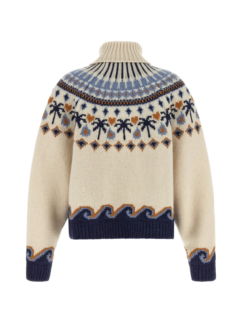 Alanui Sweet Winter Fair Isle trui met jacquard Beige