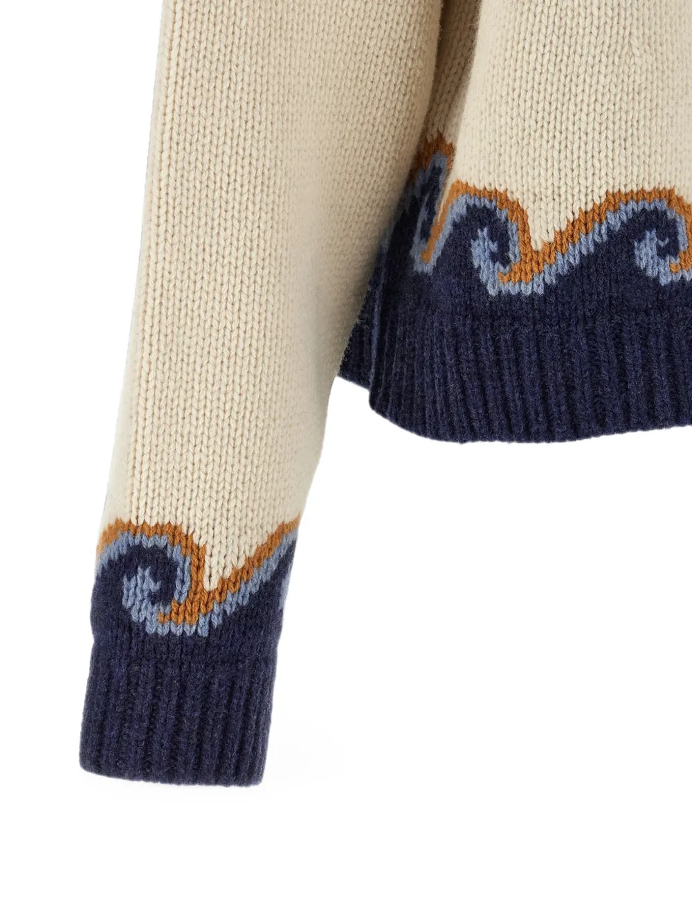 Alanui Sweet Winter Fair Isle trui met jacquard Beige