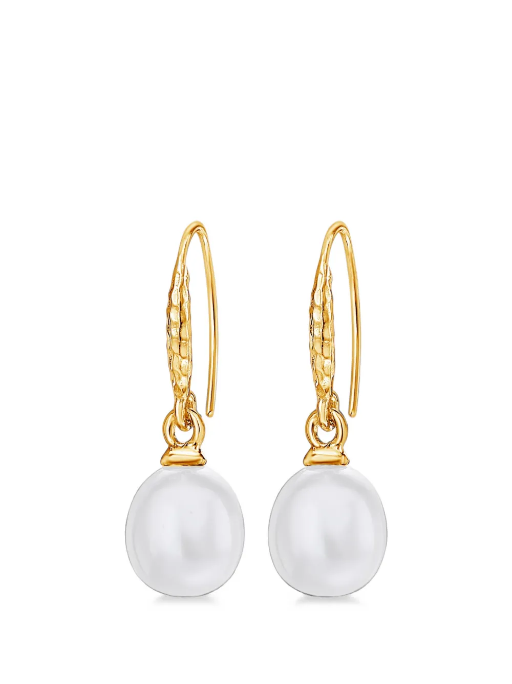 DOWER AND HALL Luna Pearl™ drop earrings