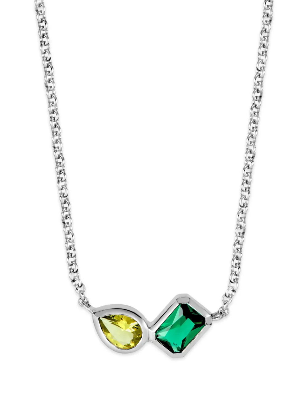 DOWER AND HALL Tutti Frutti garnet and peridot necklace · OS