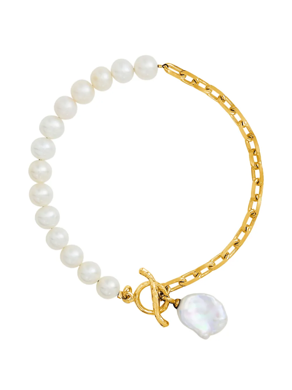 DOWER AND HALL pearl chain bracelet