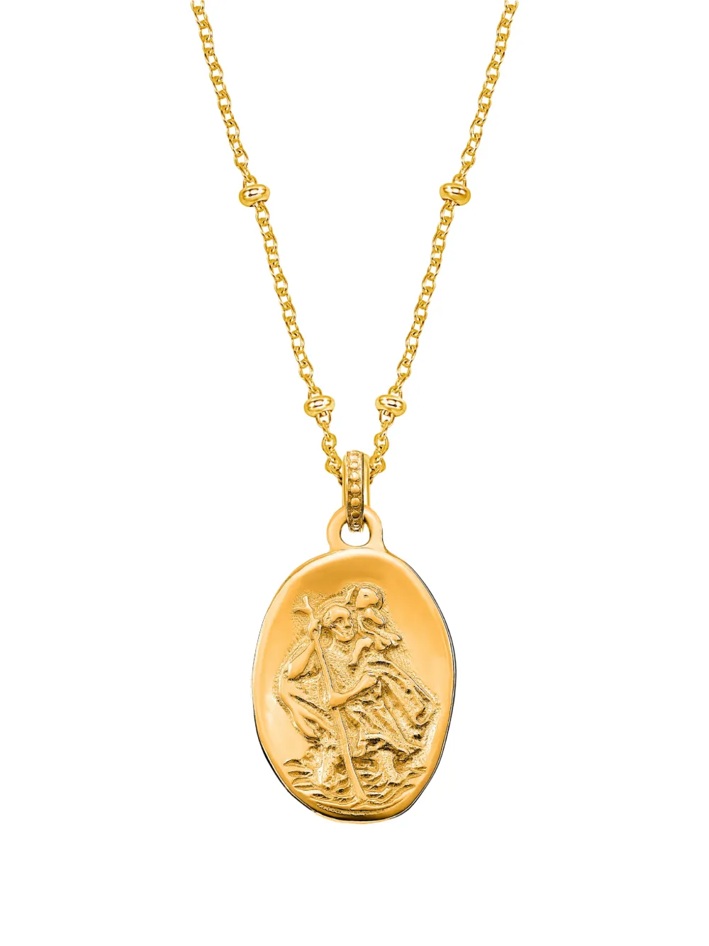 DOWER AND HALL St. Christopher Talisman necklace