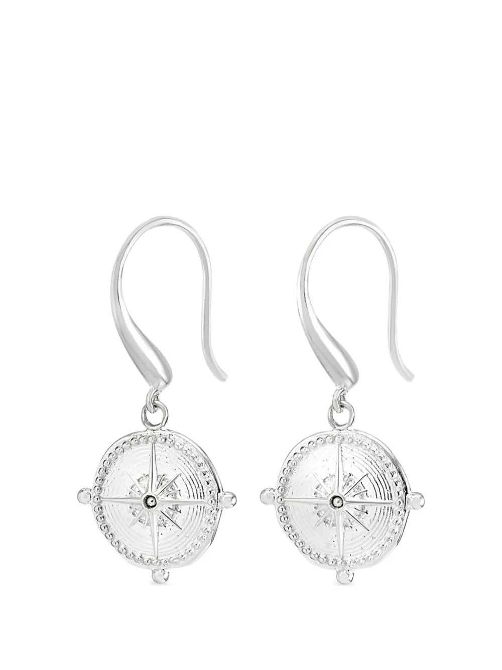 DOWER AND HALL True North Talisman drop earrings · OS