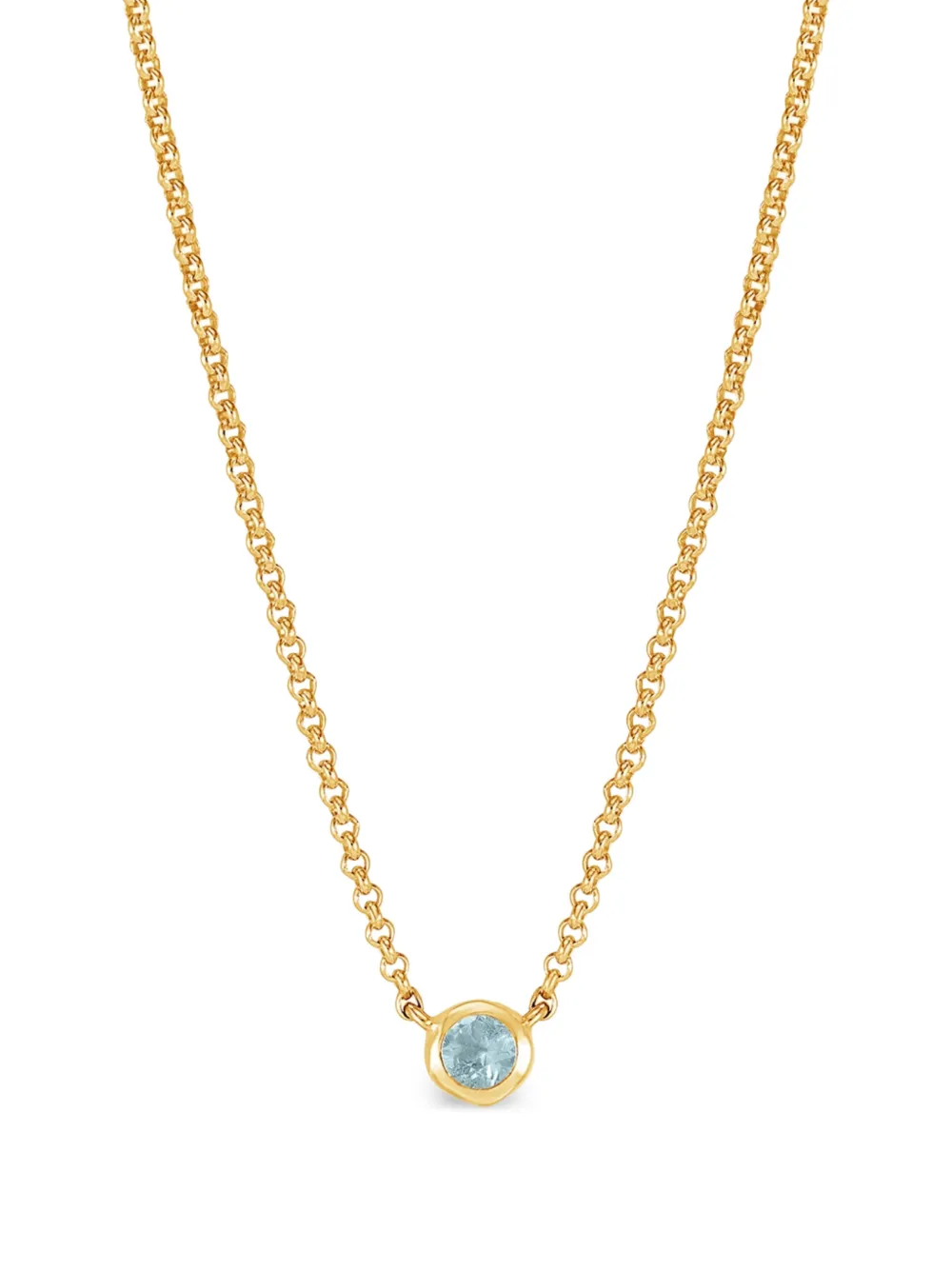 DOWER AND HALL Dewdrop gemstone pendant necklace
