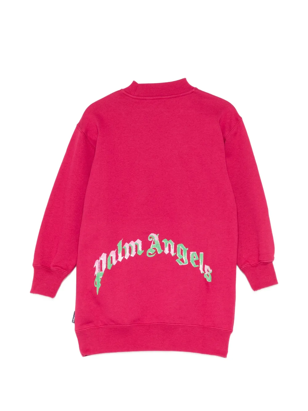 Palm Angels Kids Sweaterjurk met logoprint Roze