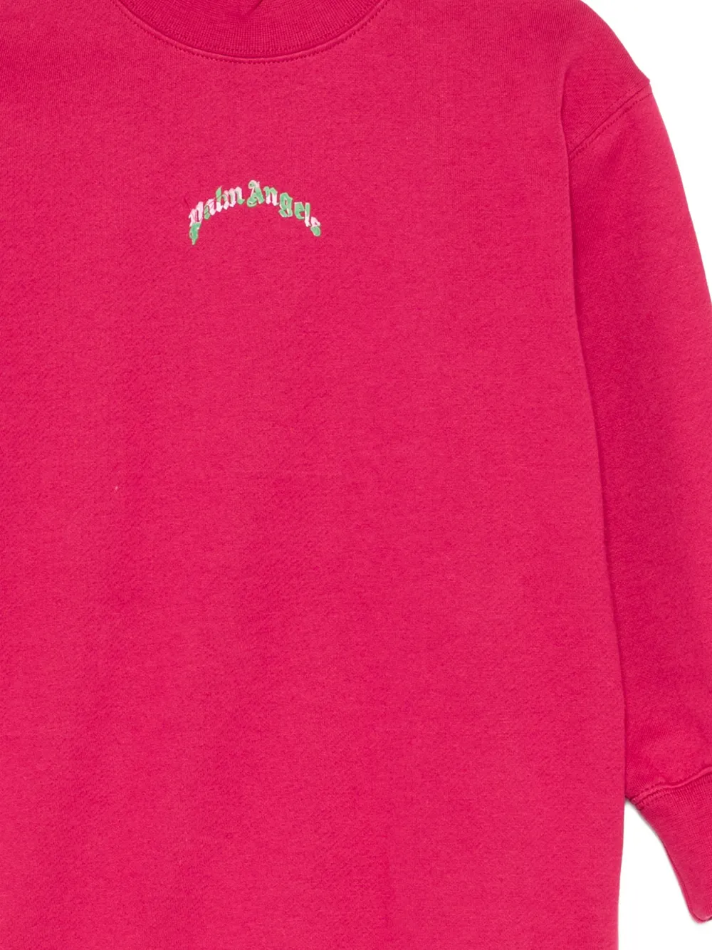 Palm Angels Kids Sweaterjurk met logoprint Roze