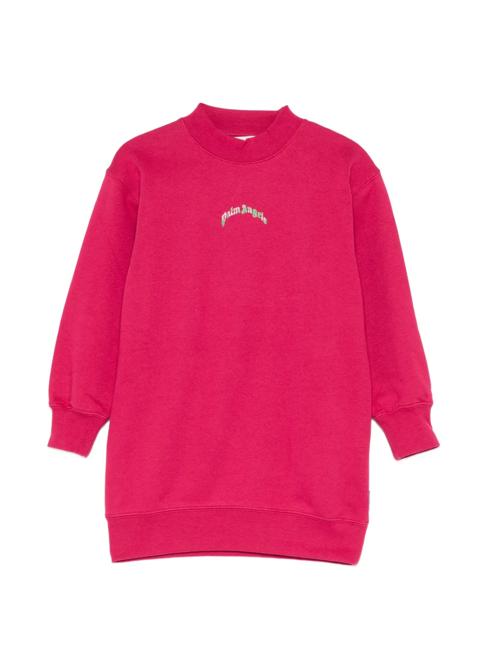 Palm Angels Kids robe-sweat à logo imprimé - Rose