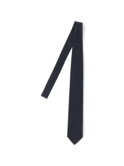 Brioni polka-dot herringbone tie